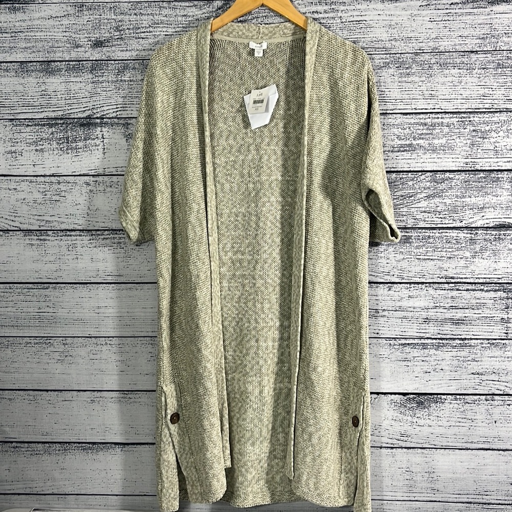 NWT-PURE JILL-J.JILL Open Front Long Duster Cardigan/Sweater